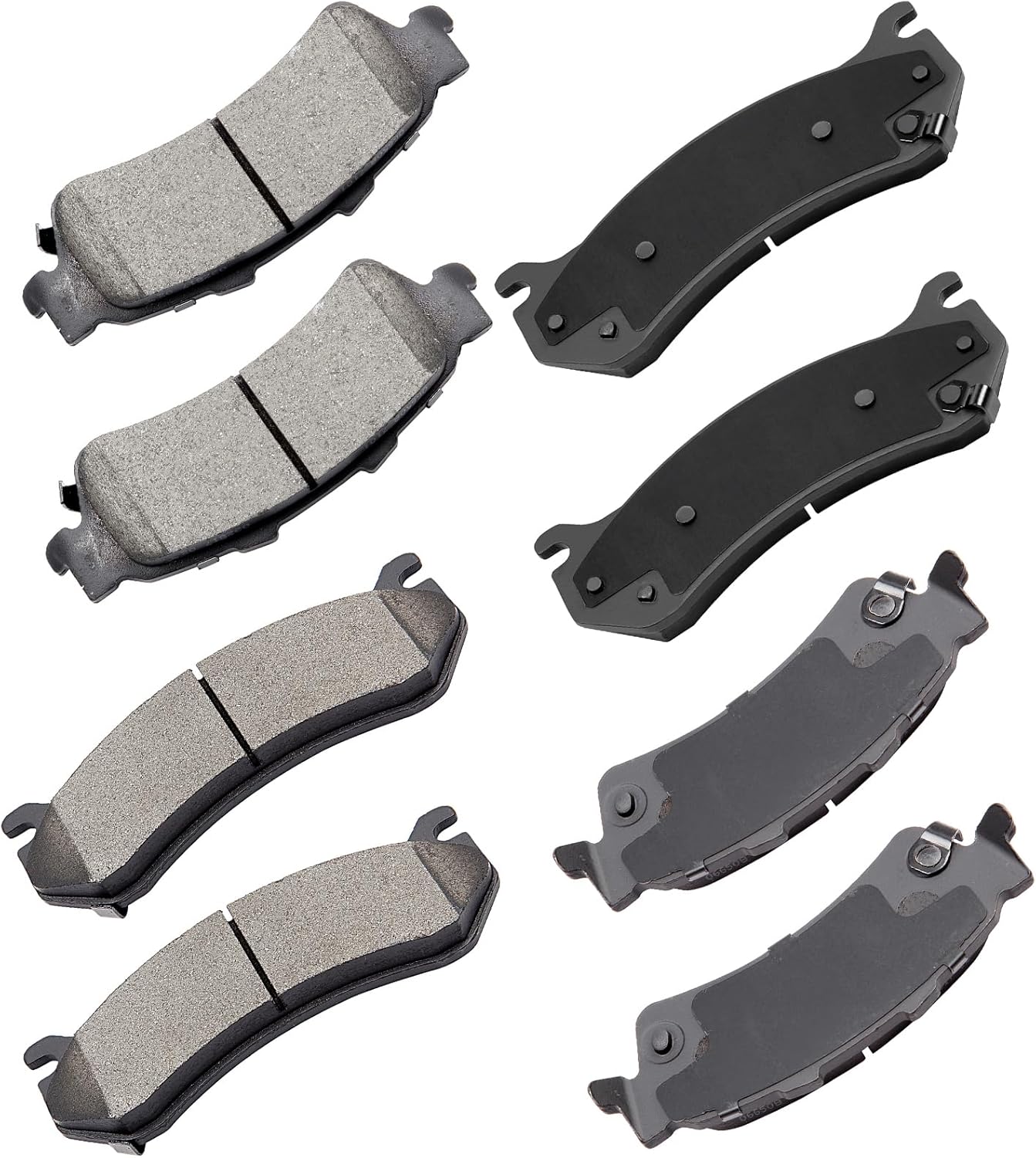 cciyu D785 D792 Ceramic Front Rear Brake Pad Set Fit For Chevy Astro,Avalanche,1500,Silverado,1500 HD,Suburban,1500,Tahoe,For GMC Safari,Sierra,1500,Sierra,1500 HD,Yukon,Yukon XL,1500
